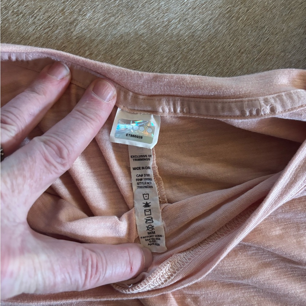 Diadora Peach Long Sleeve Tee